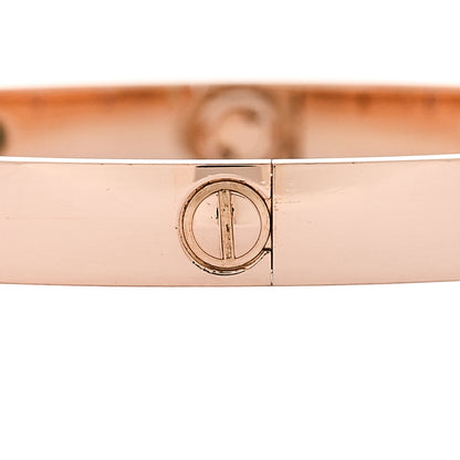 Cartier 18K Pink Gold Sapphire Garnet Amethyst LOVE Bracelet 18 4 of 6