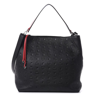 MCM Calfskin Ottomar Large Klara Hobo Black 1 of 9