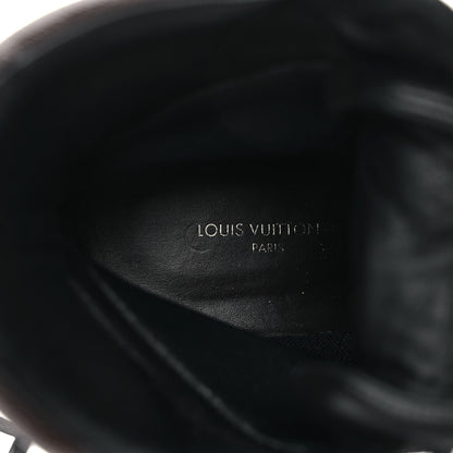 Louis Vuitton Suede Calfskin Monogram Star Trail Ankle Boots 40 Black 7 of 8