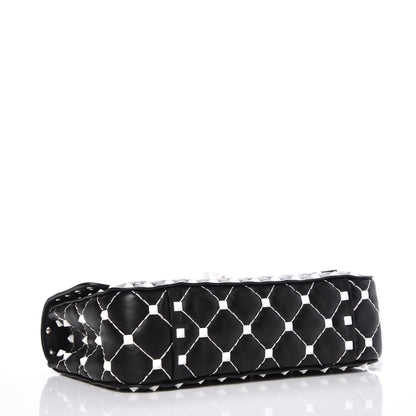 Valentino Garavani Lambskin Small Free Rockstud Spike Shoulder Bag Black 4 of 9