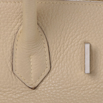 Hermes Taurillon Clemence Birkin 35 Parchemin 29 of 56