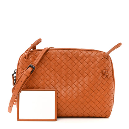 Bottega Veneta Nappa Intrecciato Nodini Crossbody Messenger Noce 3 of 16