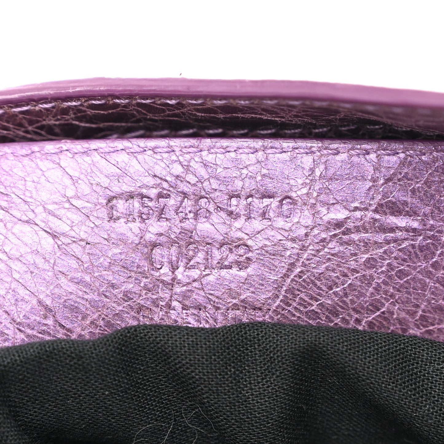 Agneau Classic Hardware City Metallic Purple