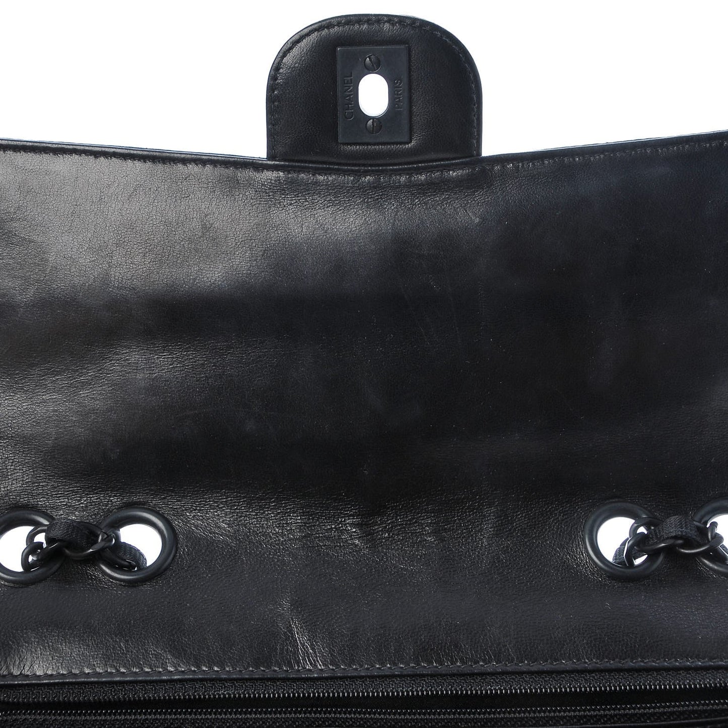 Nylon Medium Travel Flap Black