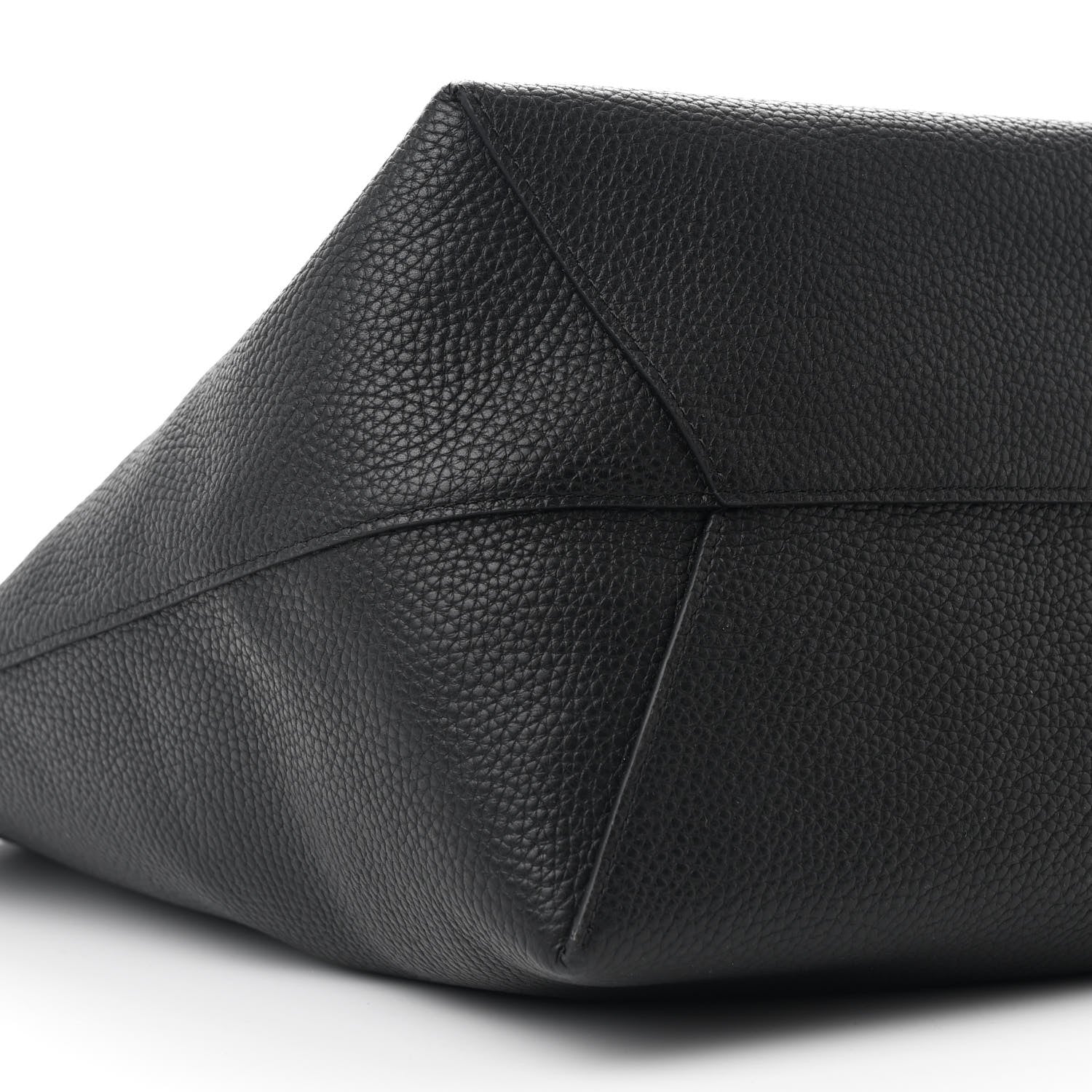Mansur Gavriel Pebbled Calfskin Everyday Cabas Black 8 of 9