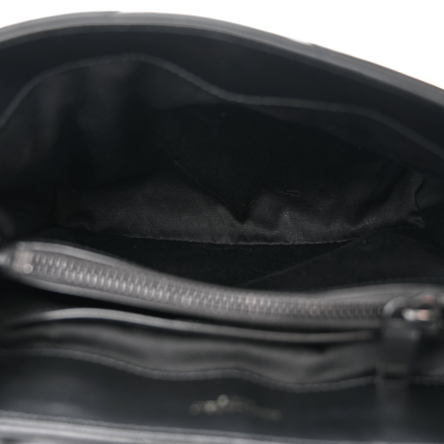 Saint Laurent Calfskin Y Quilted Monogram Monochrome Small Loulou Chain Satchel Black 5 of 10