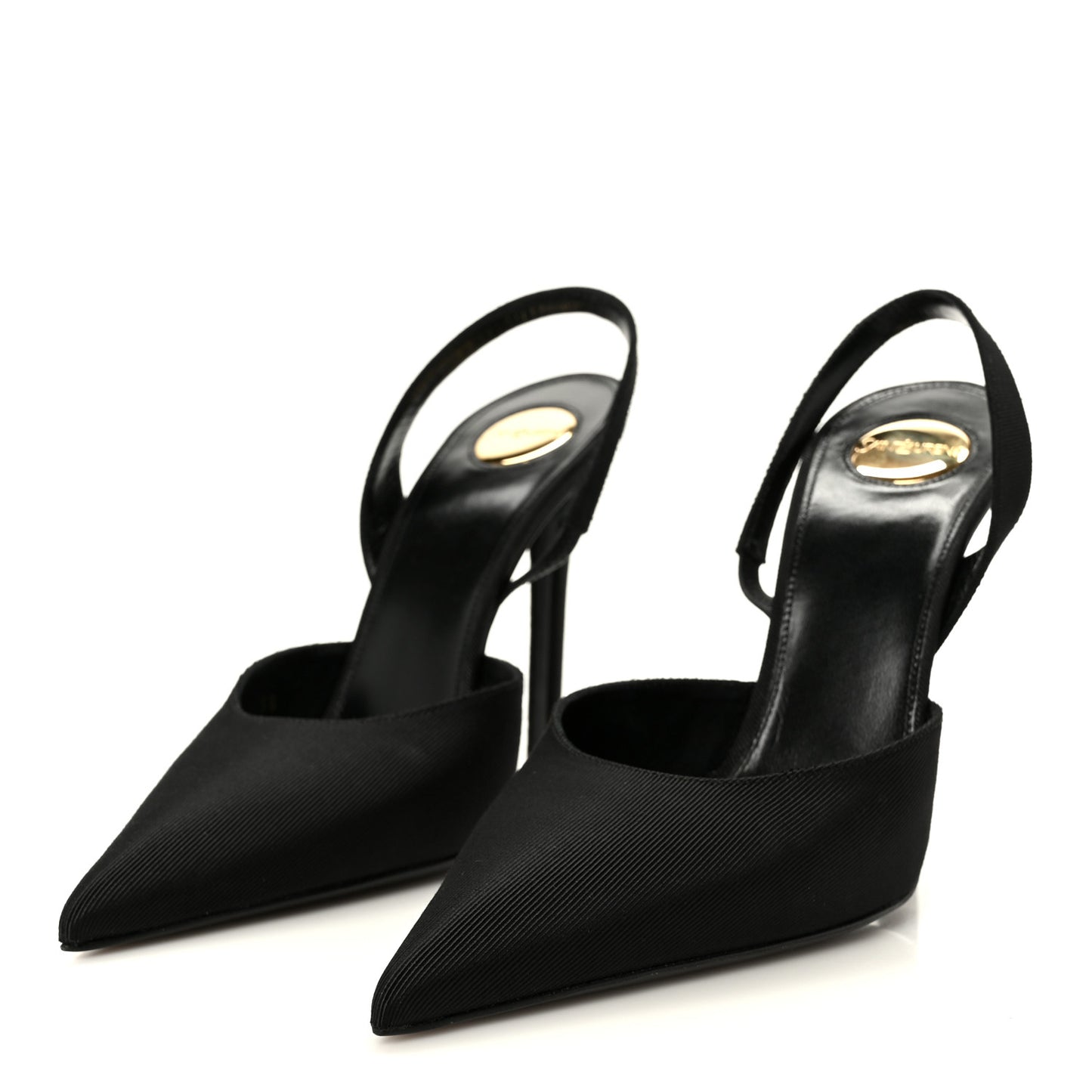 Grosgrain Penelope Slingback Pump 38 Black