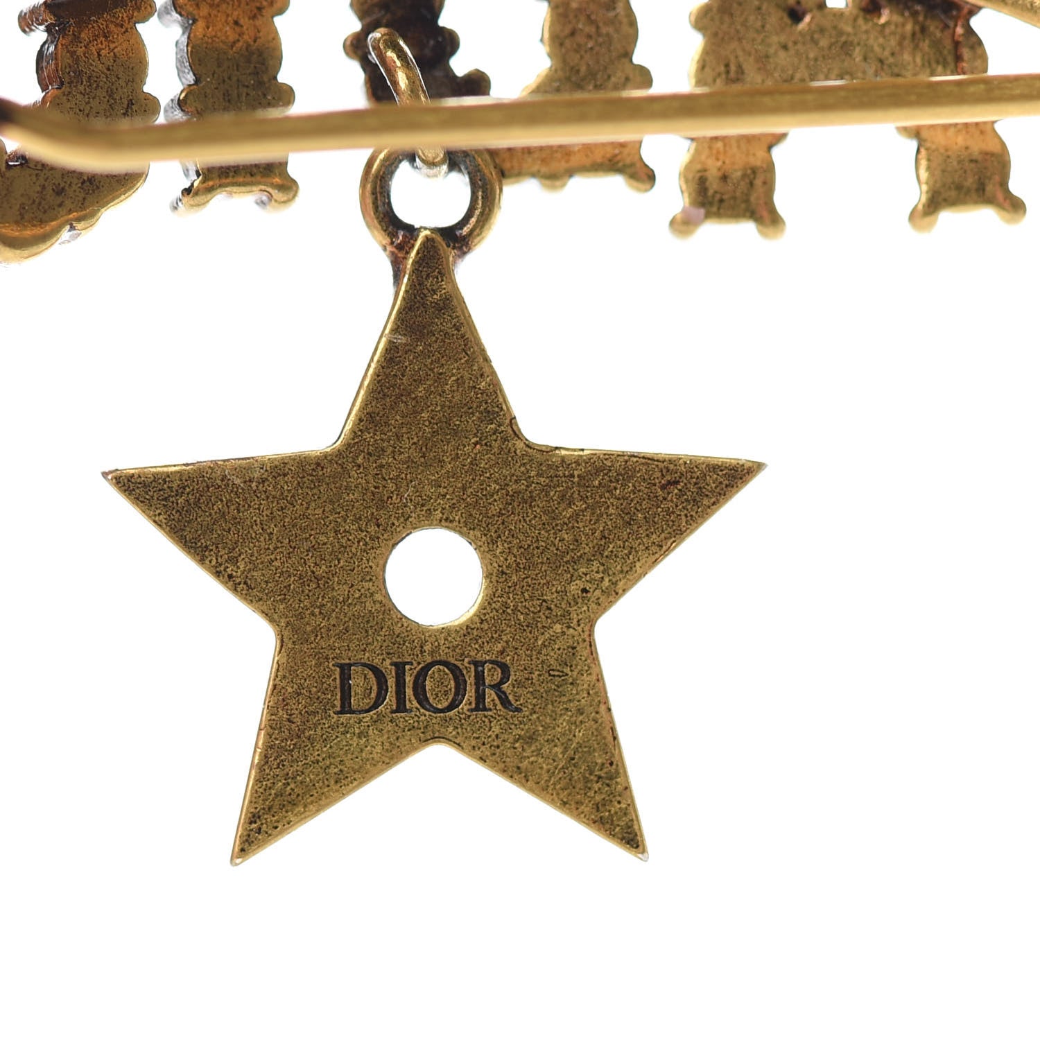 Christian Dior Crystal J'Adior Star Barrette 4 of 4