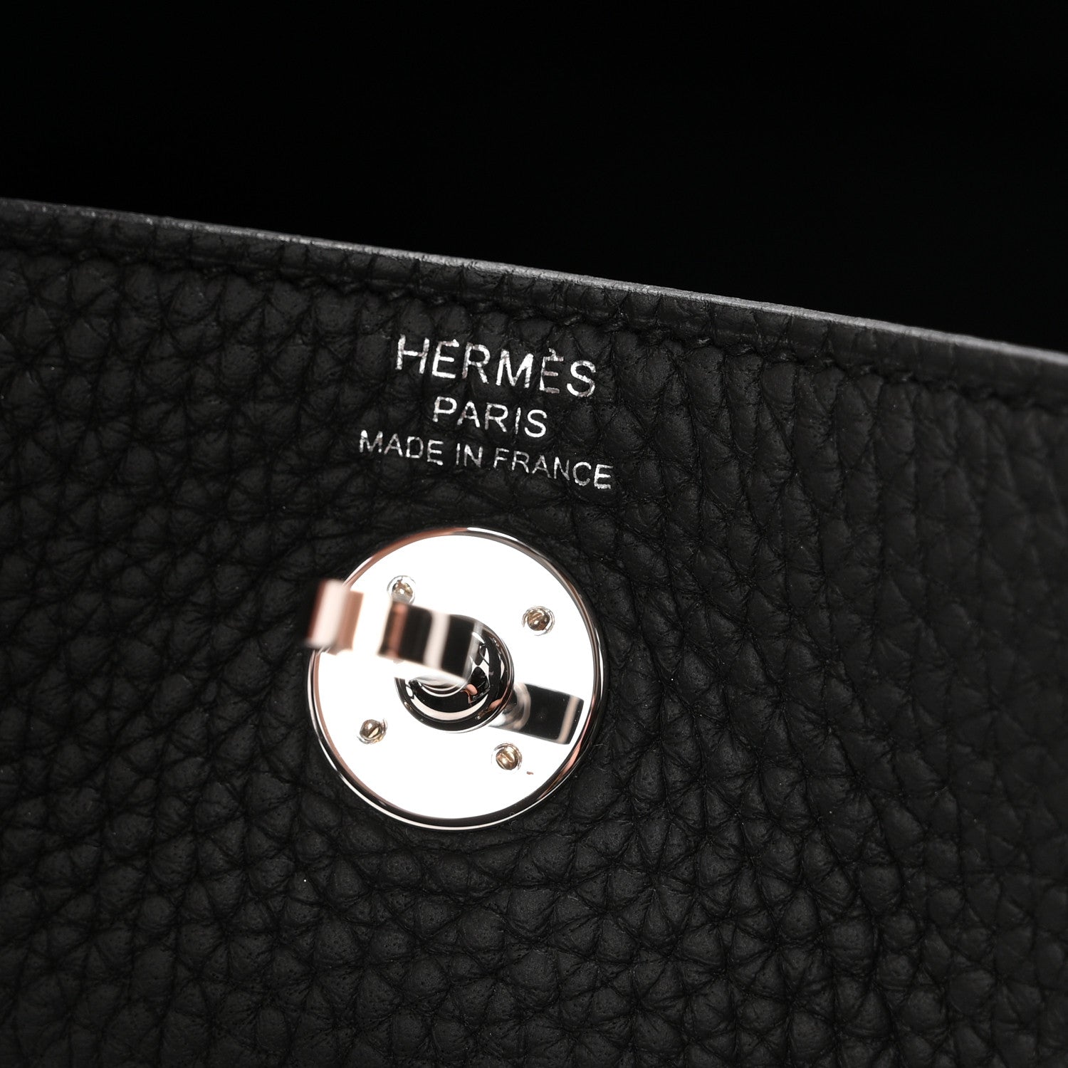 Hermes Taurillon Clemence Mini Lindy 20 Black 6 of 11