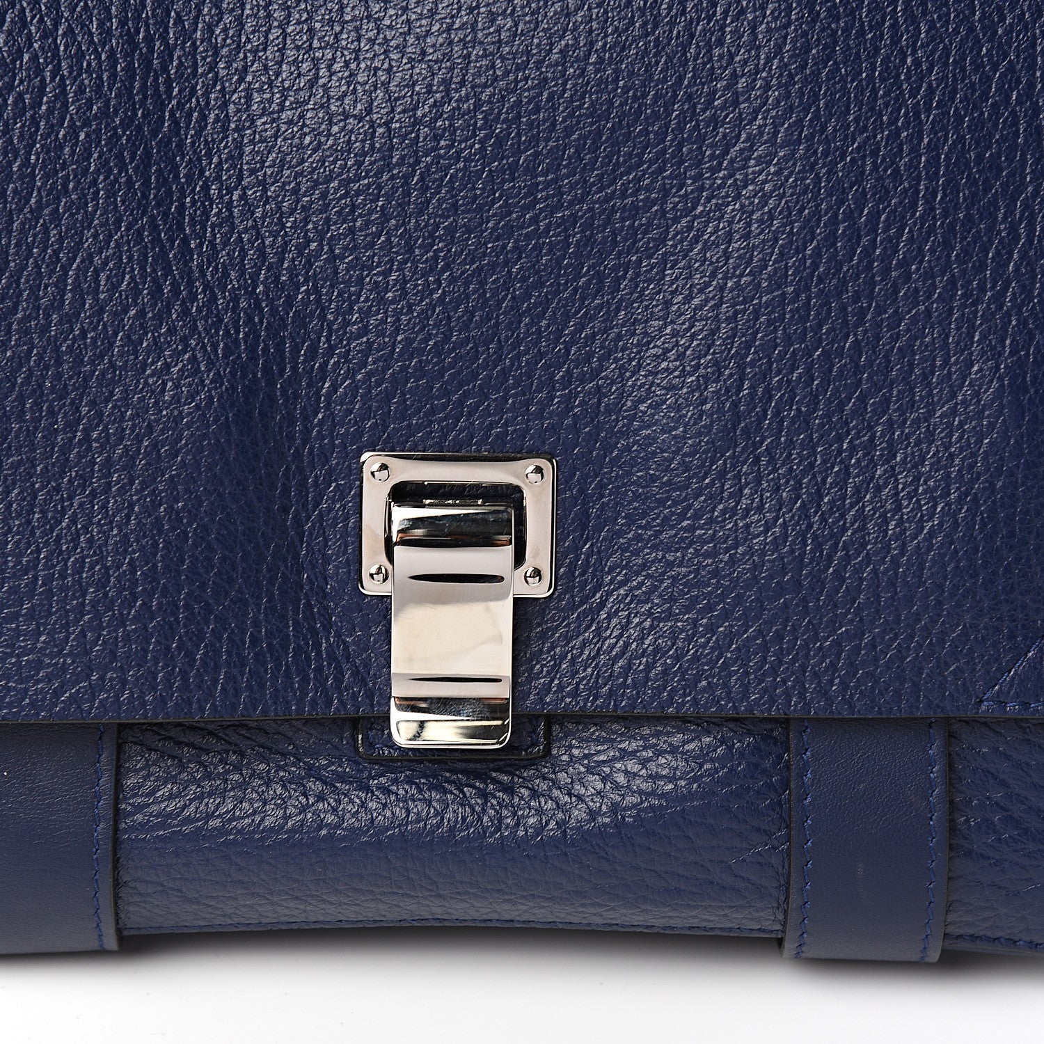 Proenza Schouler Pebbled Calfskin PS Courier Backpack New Navy 10 of 10