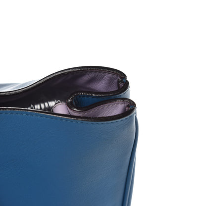 Christian Dior Smooth Calfskin Large Diorissimo Tote Blue 15 of 21