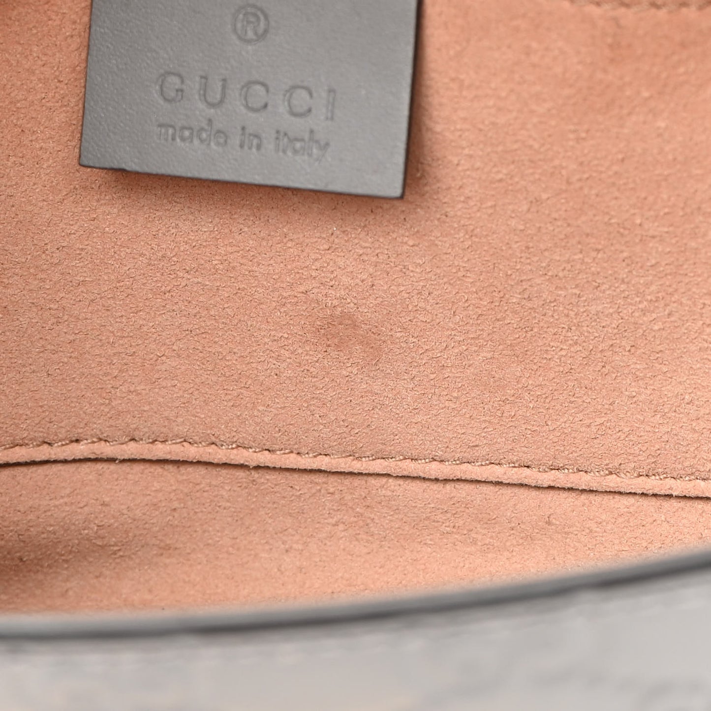 Guccissima Small Padlock Shoulder Bag Grey
