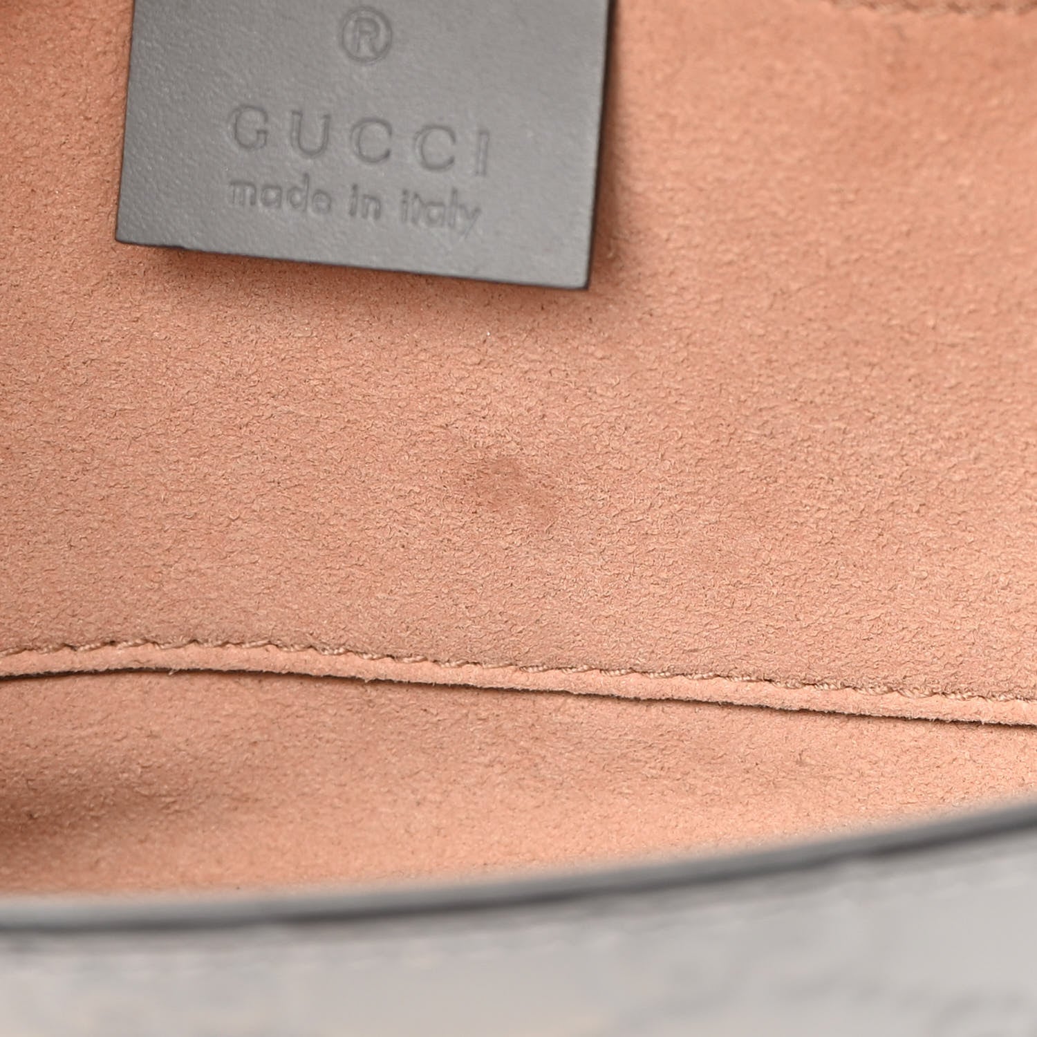Gucci Guccissima Small Padlock Shoulder Bag Grey 11 of 14