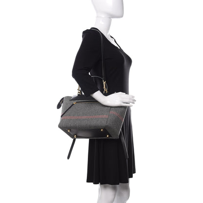 Celine Cotton Canvas Calfskin Mini Belt Bag Black 2 of 9
