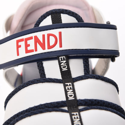Fendi Vitello T Rex Platform Sandals 36 Ultra White Black 10 of 15