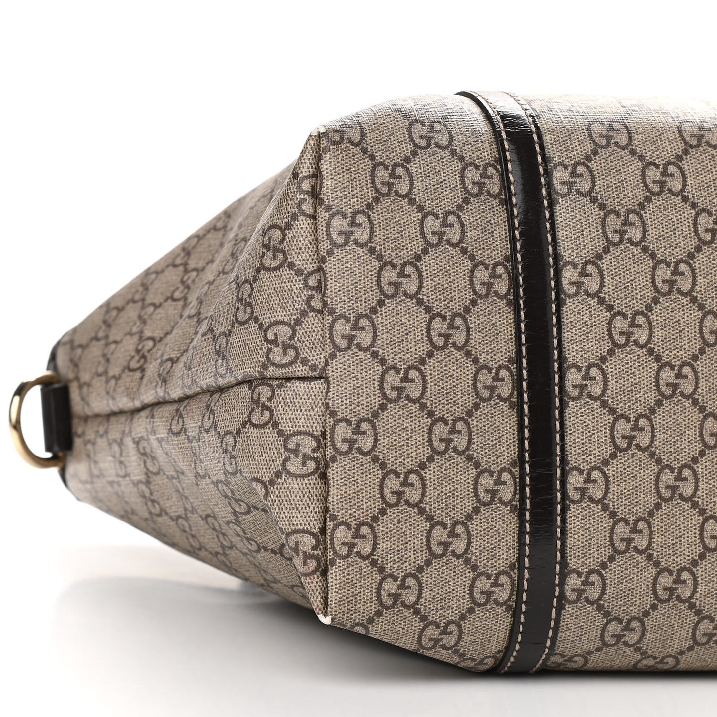 GG Plus Monogram Tattoo Heart Medium Joy Tote Dark Brown