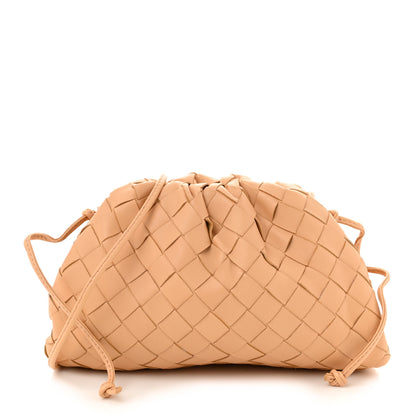 Bottega Veneta Nappa Intrecciato The Mini Pouch Almond 1 of 10