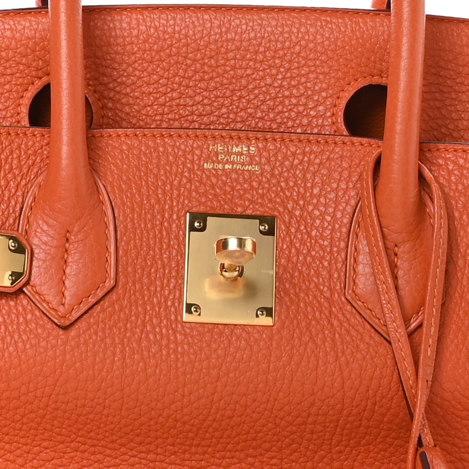 Hermes Togo BIRKIN 30 Orange 6 of 11