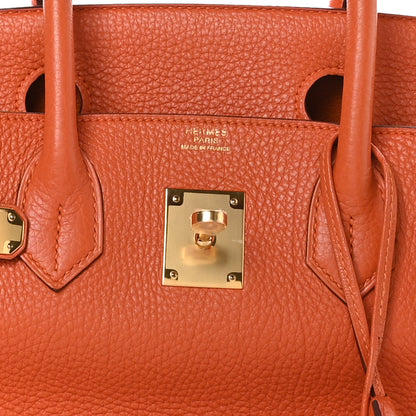 Hermes Togo BIRKIN 30 Orange 6 of 11