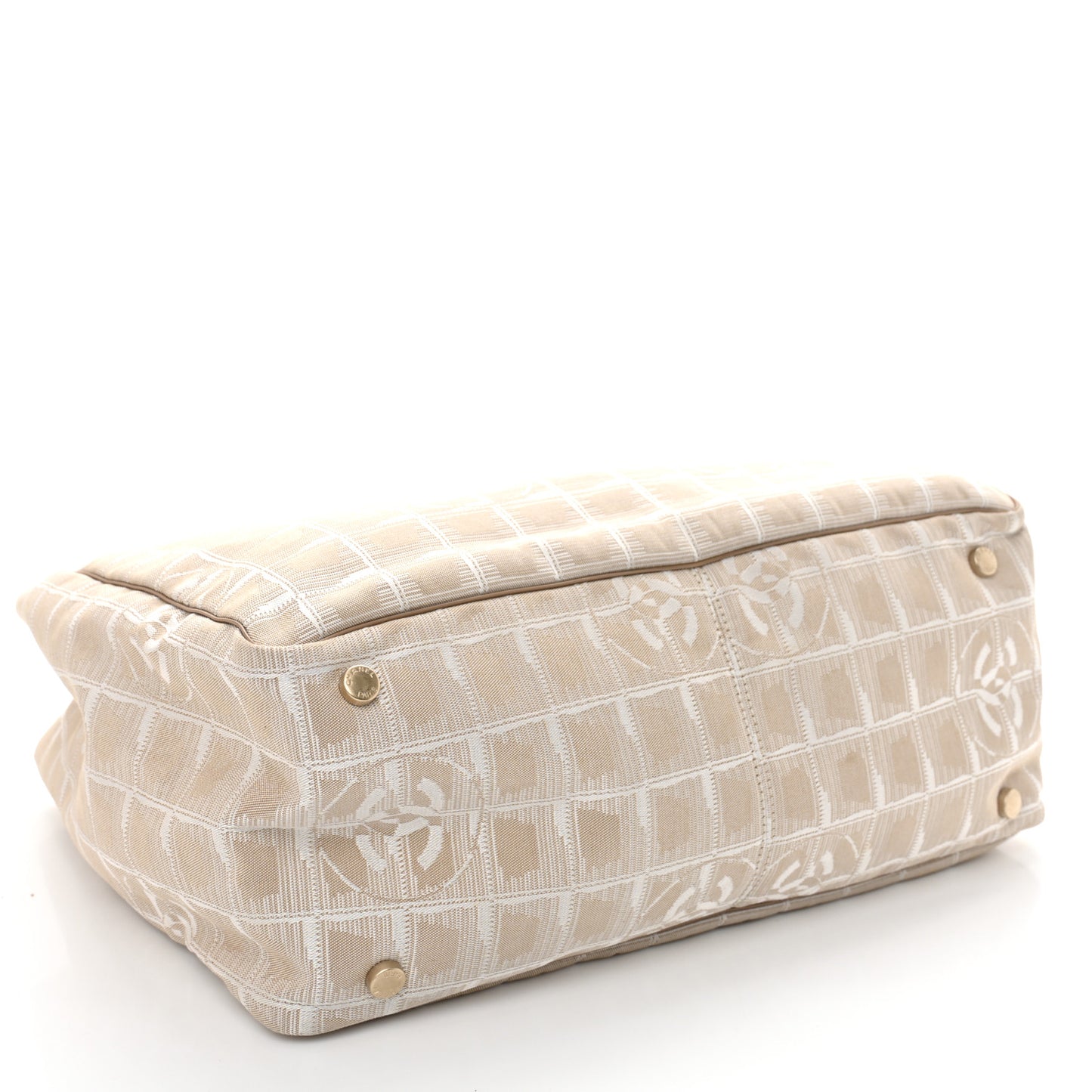 Nylon Medium Travel Tote Beige
