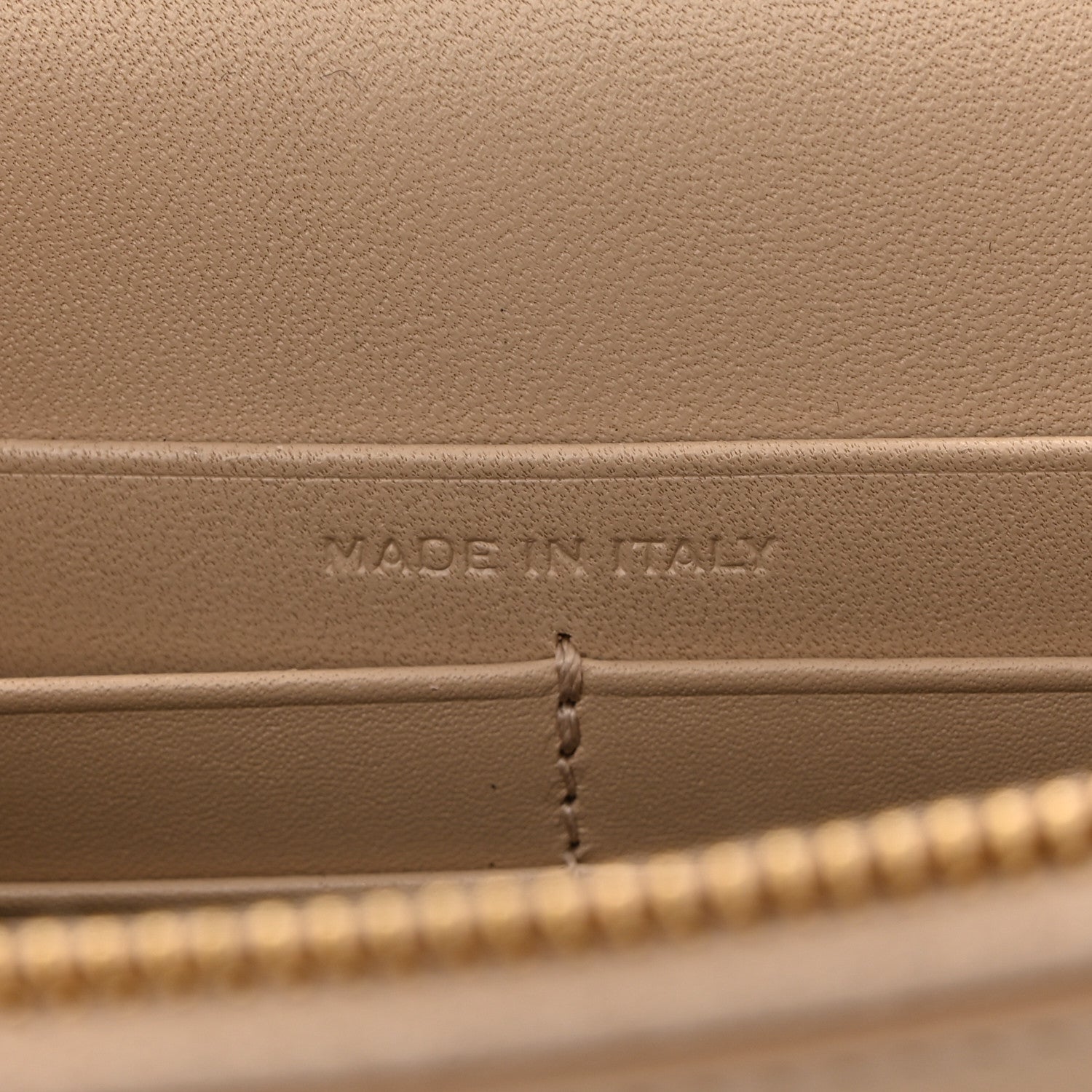 Saint Laurent Smooth Calfskin Classic Monogram Kate Tassel Chain Wallet Nude Powder 7 of 12
