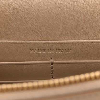 Saint Laurent Smooth Calfskin Classic Monogram Kate Tassel Chain Wallet Nude Powder 7 of 12