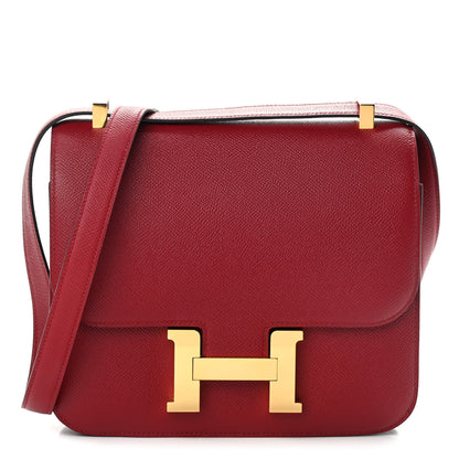 Hermes Epsom Constance 24 Rouge Grenat 1 of 9