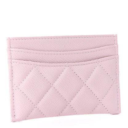Chanel Caviar Quilted Card Holder Pink 3 of 8
