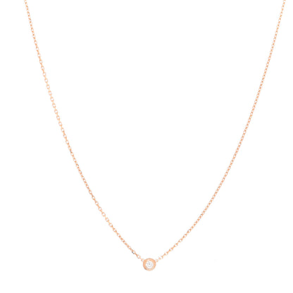 Cartier 18K Yellow Gold Diamond XS D'Amour Pendant Necklace 1 of 5