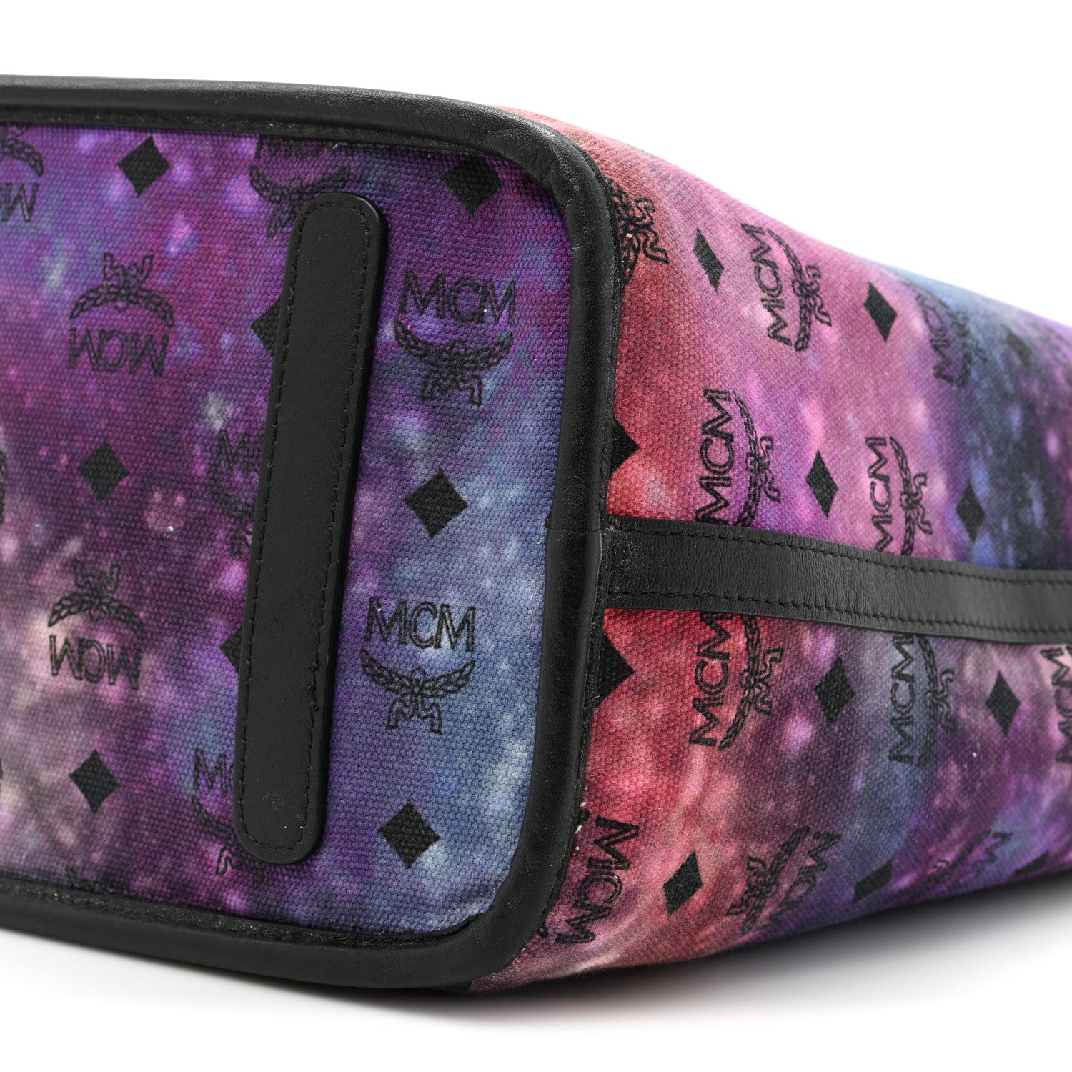 MCM Metallic Galaxy Visetos Medium Project Reversible Shopper Tote Black Multicolor 14 of 23