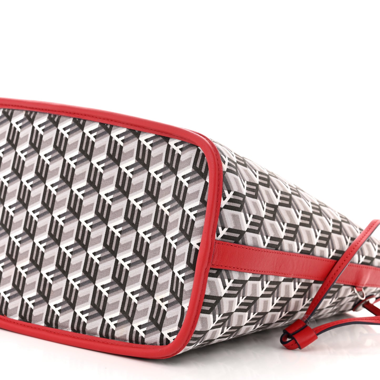 Visetos Medium Liz Reversible Shopper Tote Ruby Red