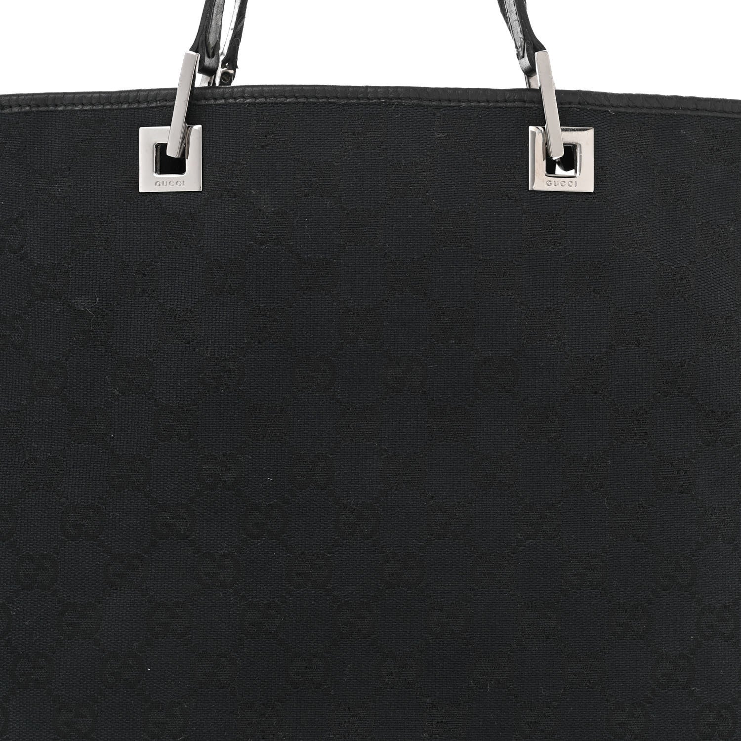 Gucci Monogram Bucket Tote Black 8 of 12