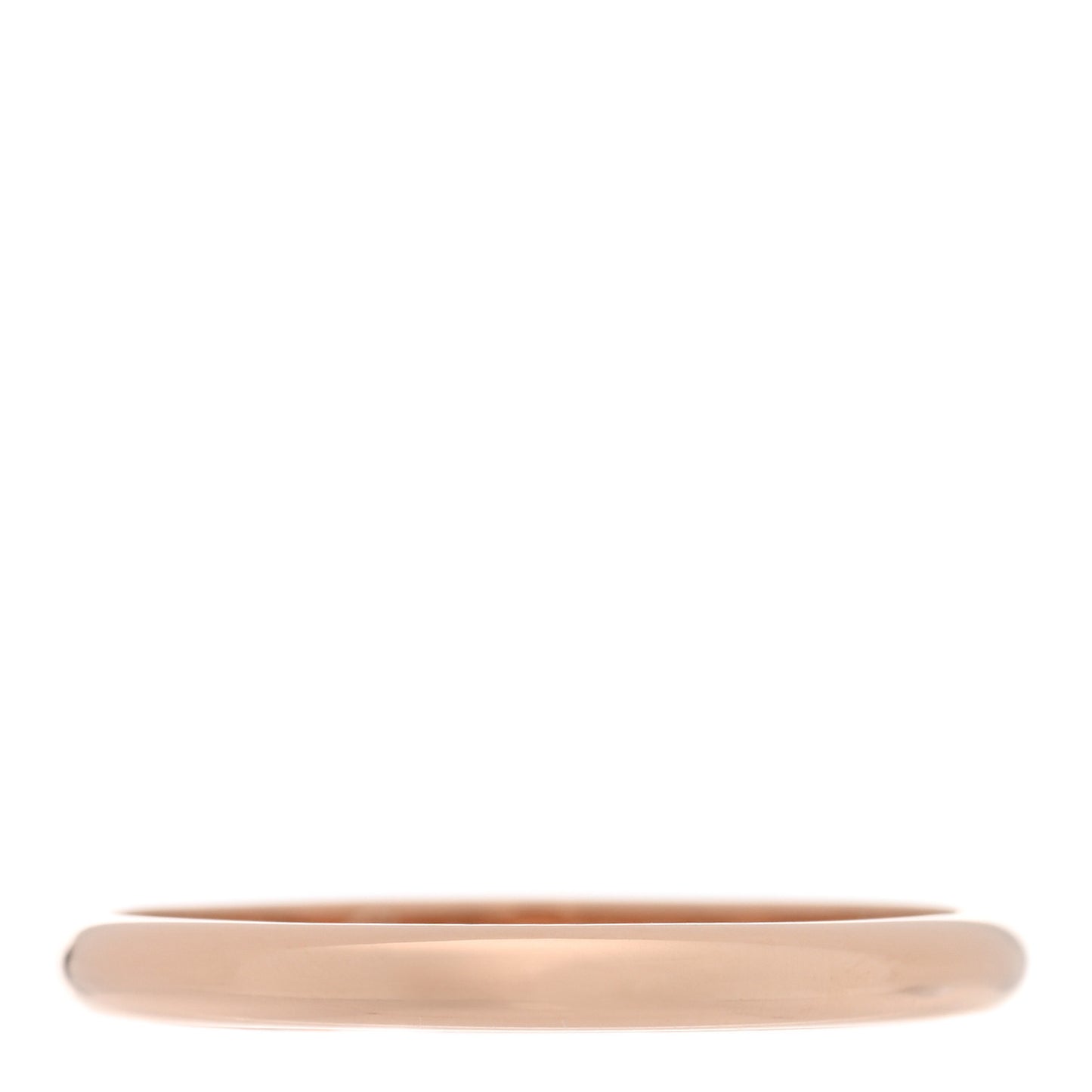 18K Pink Gold 2.5mm 1895 Wedding Band Ring 63 10.25
