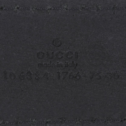 Gucci Leather Simple Belt Black 75 30 6 of 6