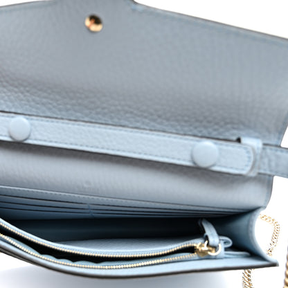 Gucci Calfskin Dionysus NM Chain Wallet Porcelain Light Blue 5 of 10