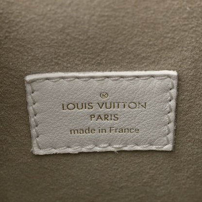 Louis Vuitton Calfskin Monogram Cutout Petit Noe White 6 of 11