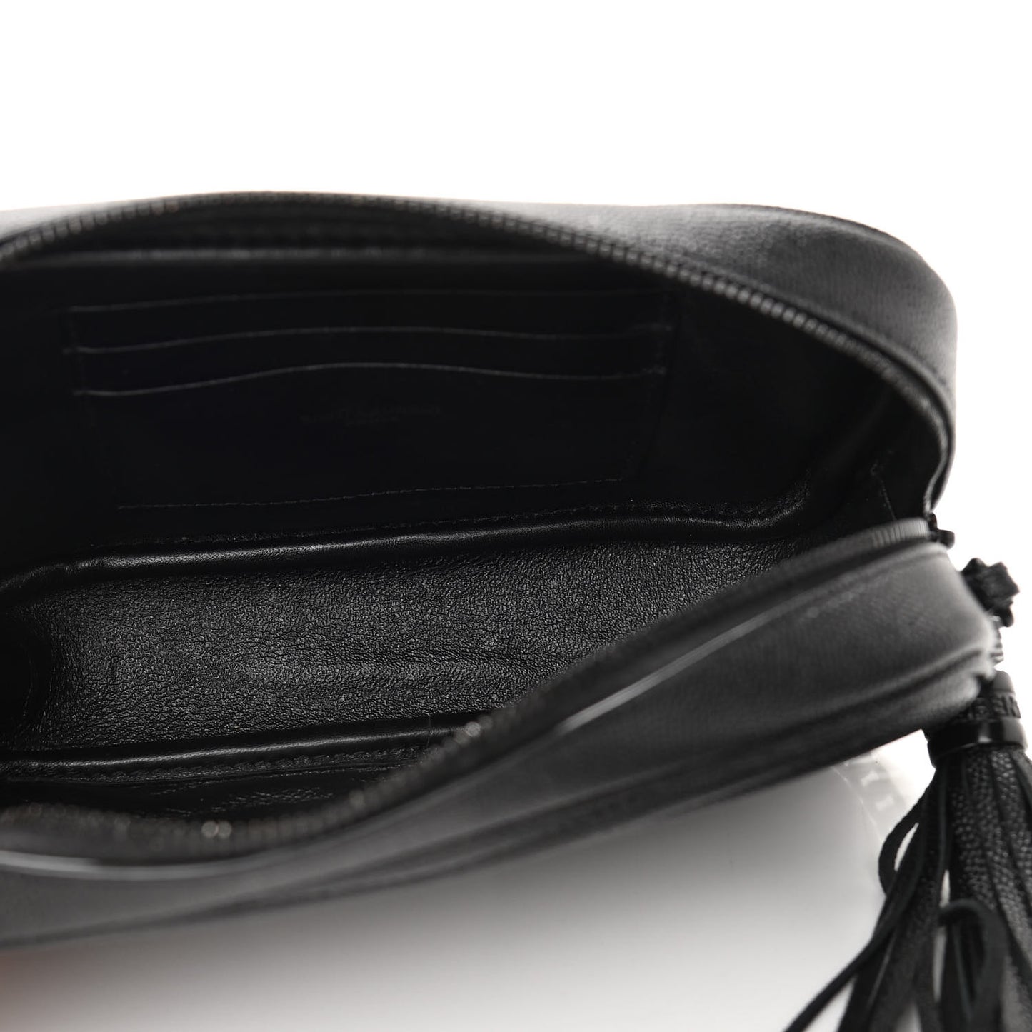 Grain De Poudre Matelasse Monogram Mini Lou Camera Bag Black