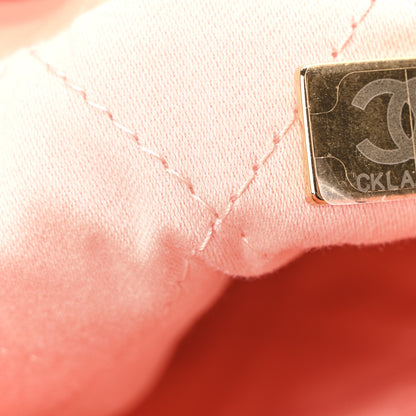 Chanel Shiny Calfskin Quilted Chanel 22 Light Orange 8 of 11