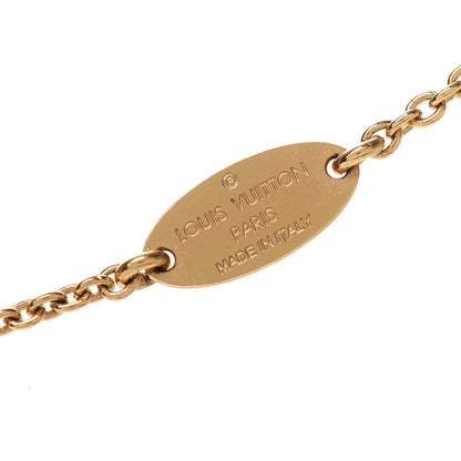 Louis Vuitton Essential V Necklace Gold 4 of 5