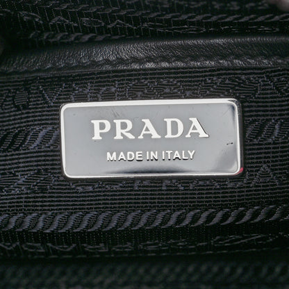 Prada Soft Calfskin Bowling Crossbody Bag Begonia White 6 of 10