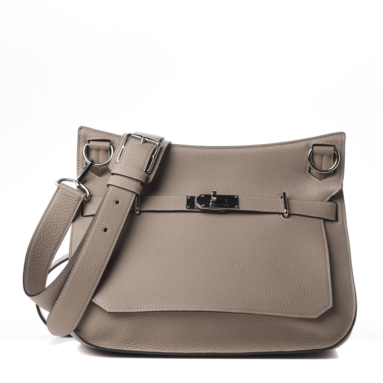 Hermes Taurillon Clemence Jypsiere 34 Gris Tourterelle 1 of 10