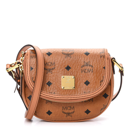 MCM Visetos Mini Heritage Crossbody Cognac 1 of 12