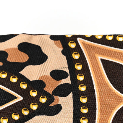 Louis Vuitton Silk Monogram LV World Bandeau Brown 4 of 6