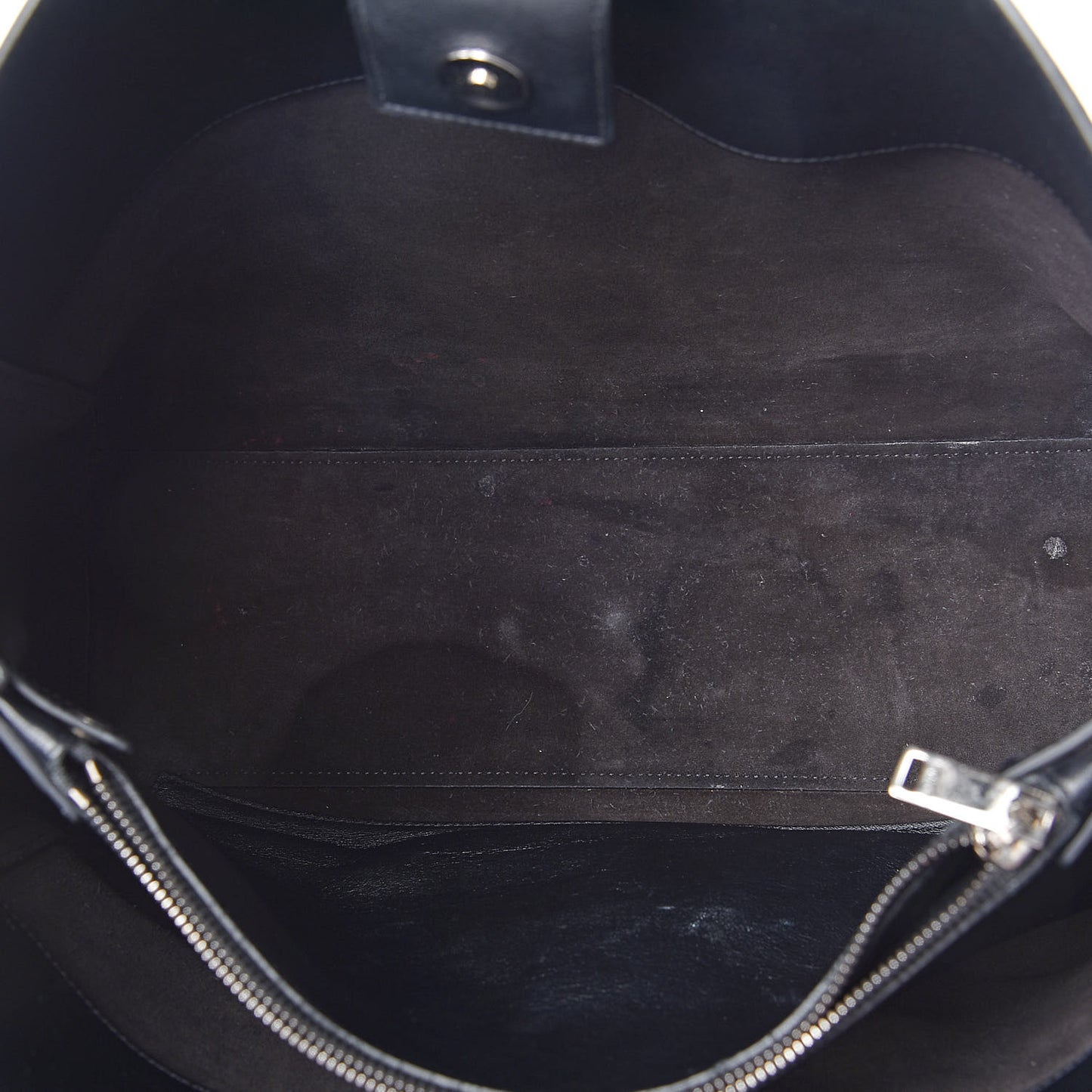 Calfskin Medium Amber Tote Black