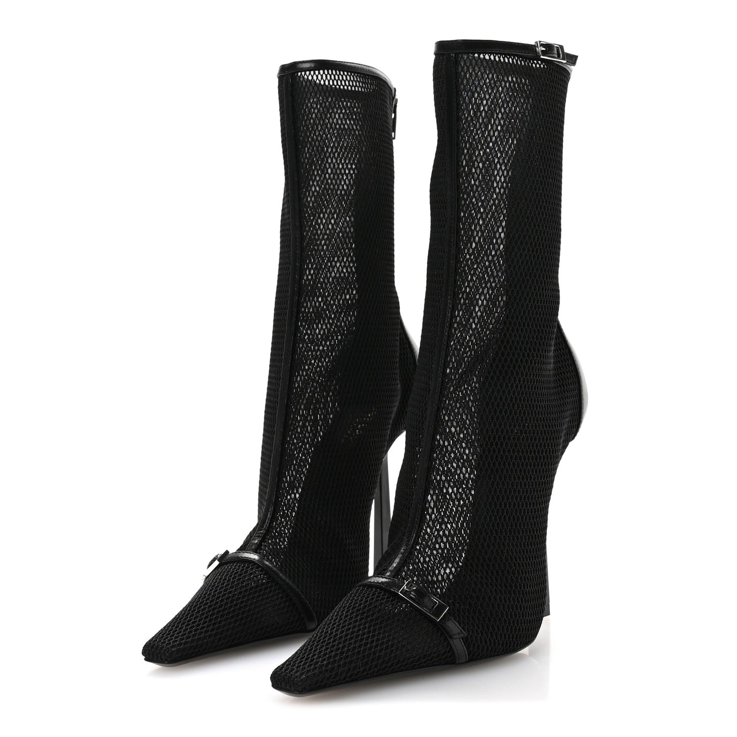 Elba Applique Tulle Aston 115 Boots 37 Black