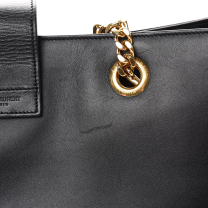 Saint Laurent Soft Calfskin Monogram Cassandre Shopper Black 19 of 19