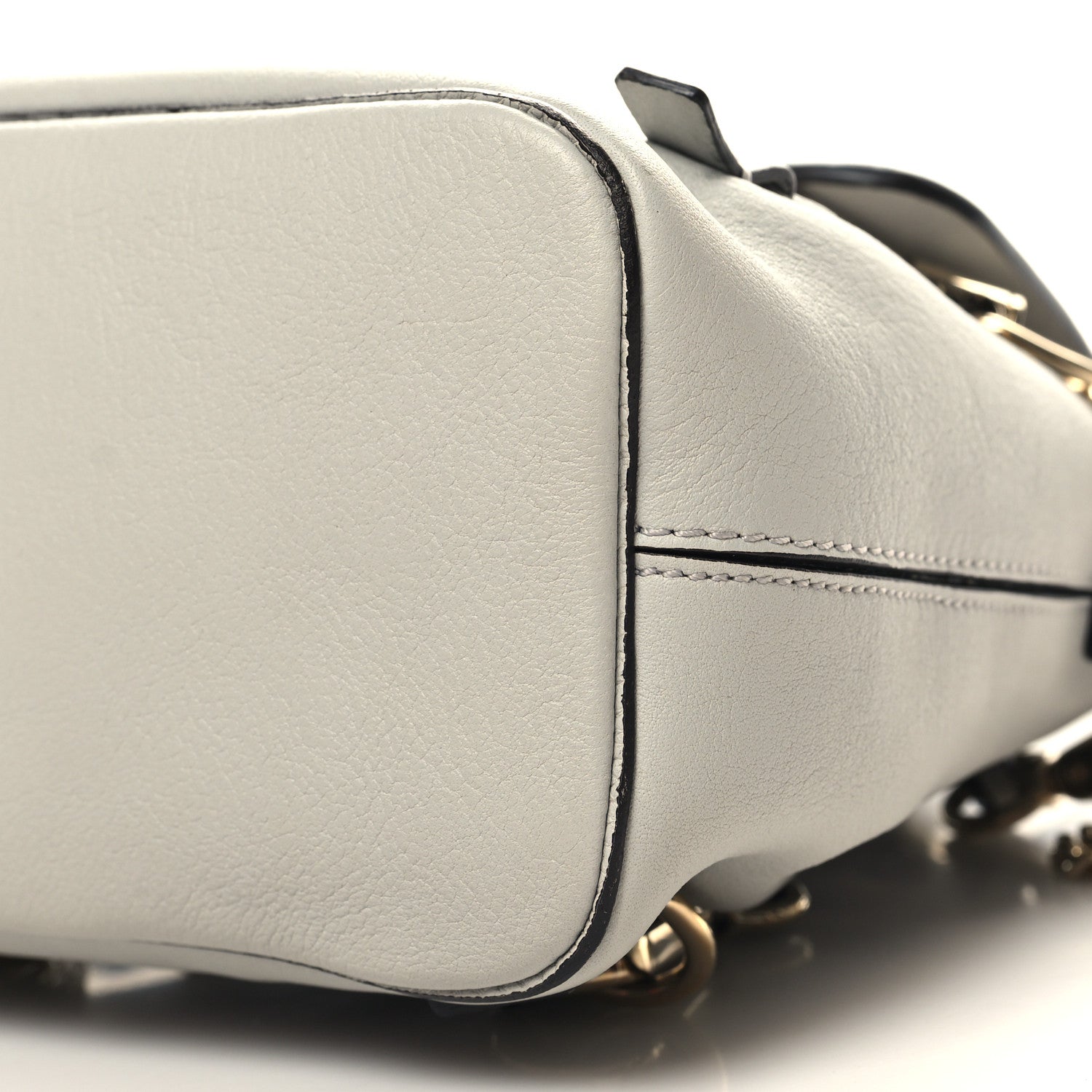 Chloe Suede Calfskin Mini Faye Backpack Airy Grey 10 of 10