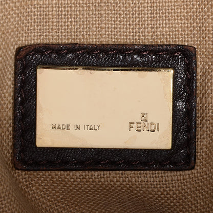 Fendi Zucca Nappa Nuvolata Vitello Tortuga Spy Tobacco Moro 6 of 9