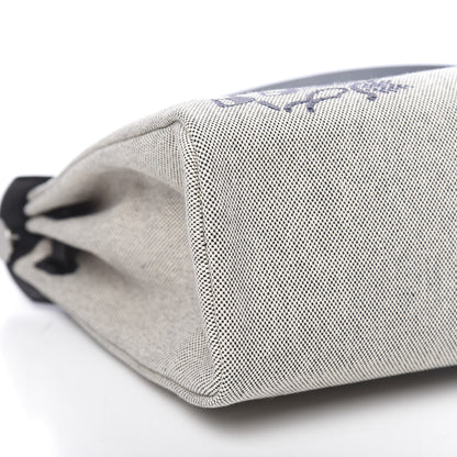Hermes Vache Hunter Toile H Pegase Pop Herbag Zip Retourne 31 PM Bleu Indigo Ecru Black 10 of 11
