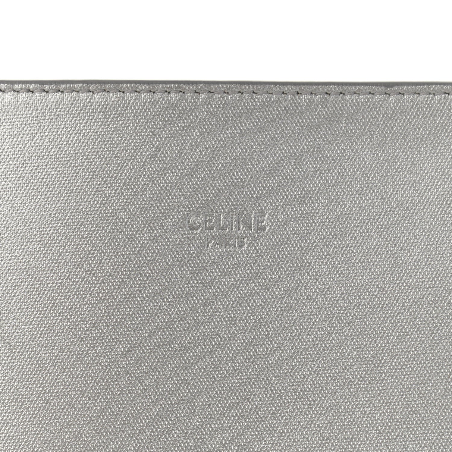 Celine Metallic Calfskin Horizontal Cabas Phantom 6 of 14